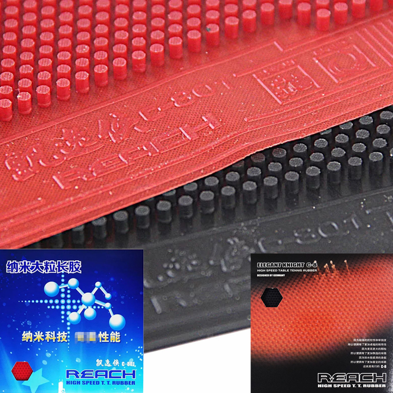 Table Tennis Rubber - Reach C-8 C-801 Table-tennis Rubber OX