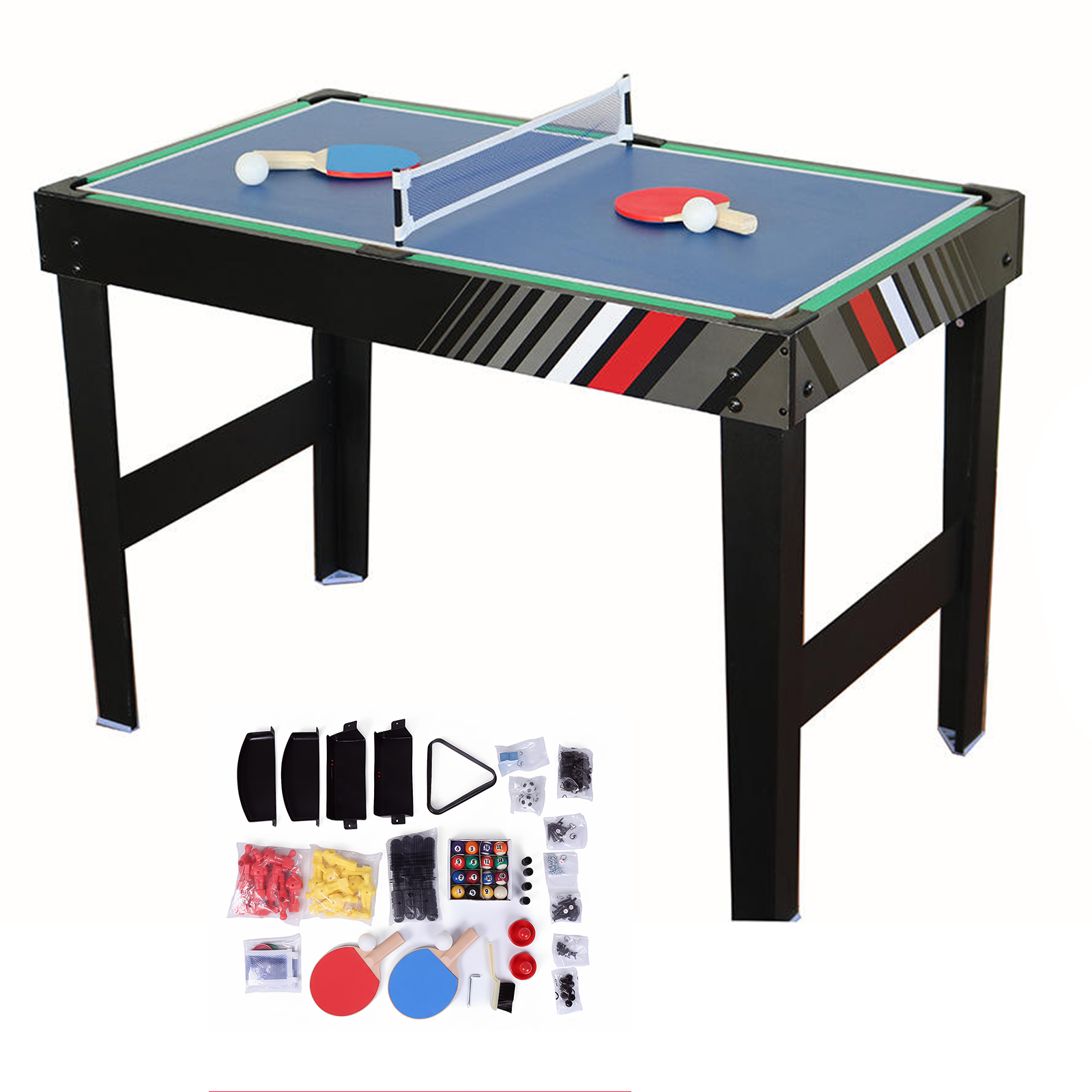 Table Tennis For Kids - 4-In-1 Air Hockey Table Combo with