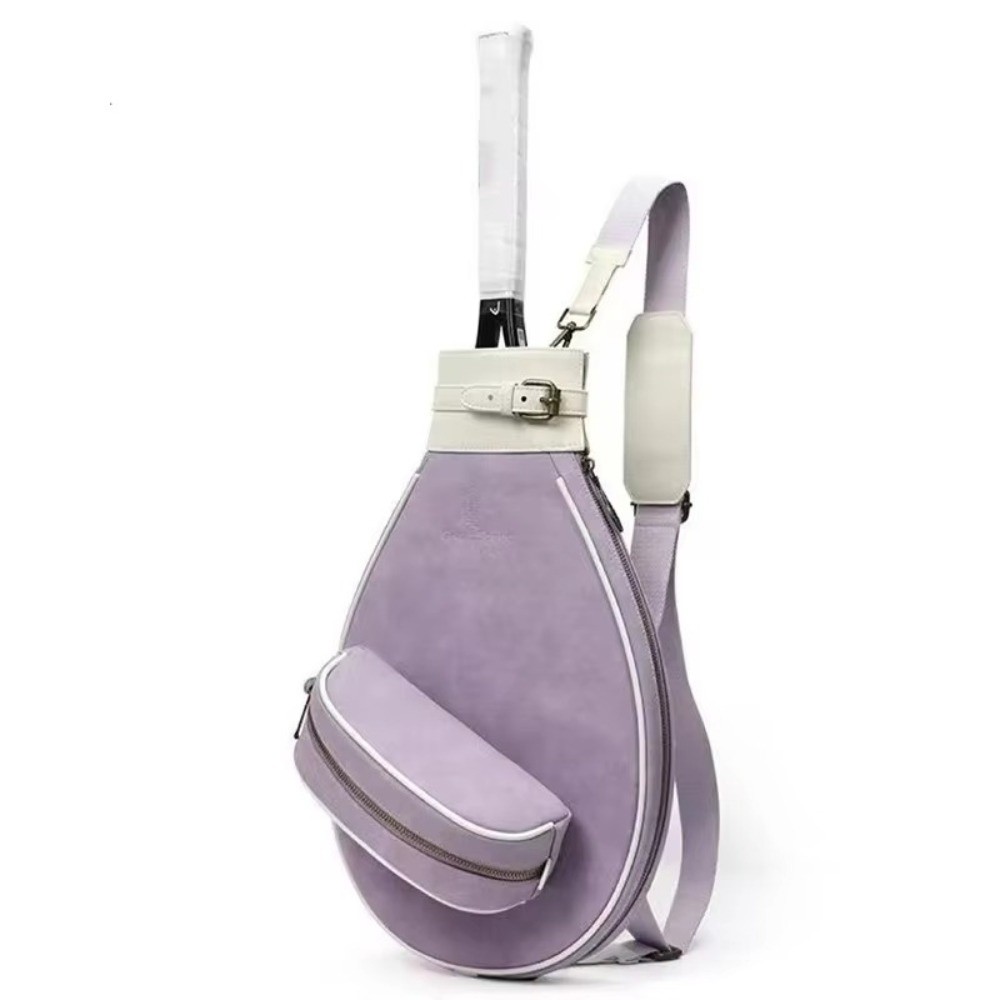 Table Tennis Double - PU Tennis Single Shoulder Bag Large-capacity