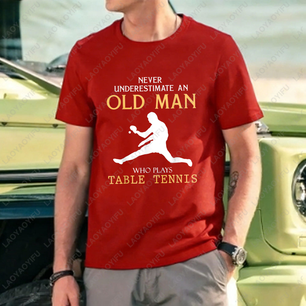 Never Underestimate An Old Man - Table Tennis Graphics avis et prix