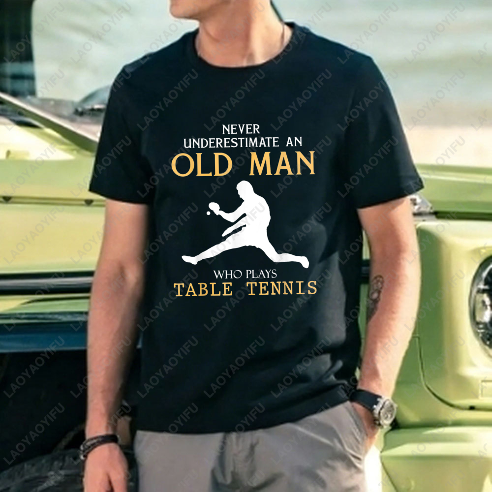 Never Underestimate An Old Man - Table Tennis Graphics avis et prix