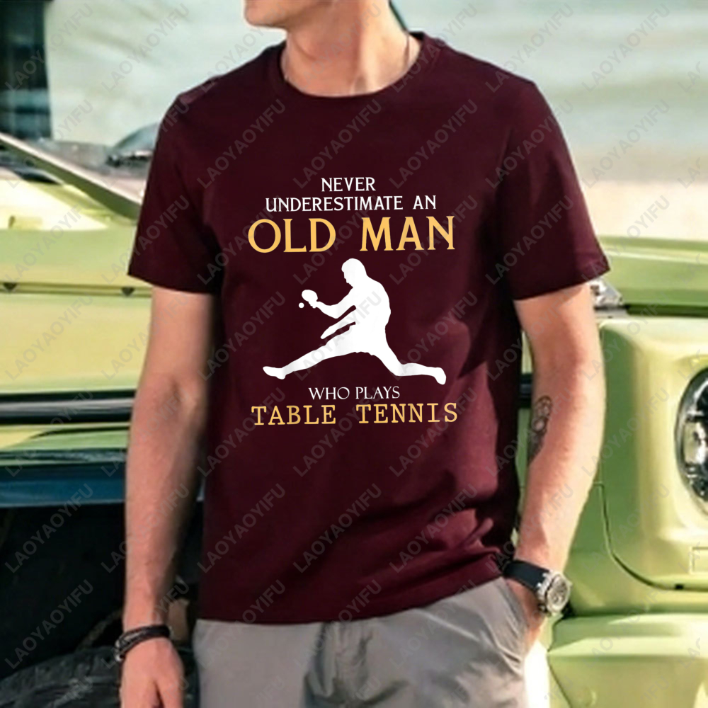 Never Underestimate An Old Man - Table Tennis Graphics avis et prix