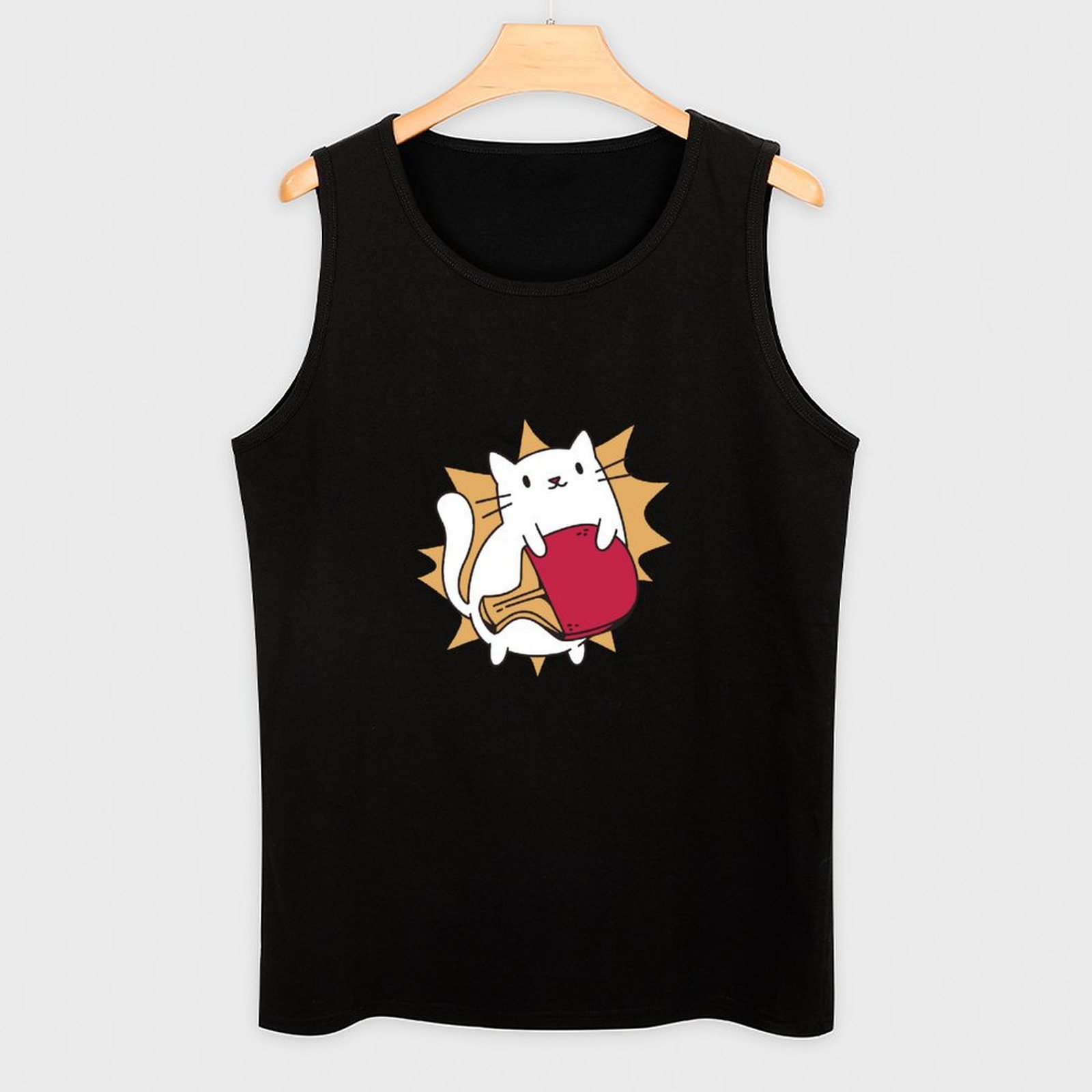 Cat plays table tennis Tank To - Table Tennis Graphics avis et prix