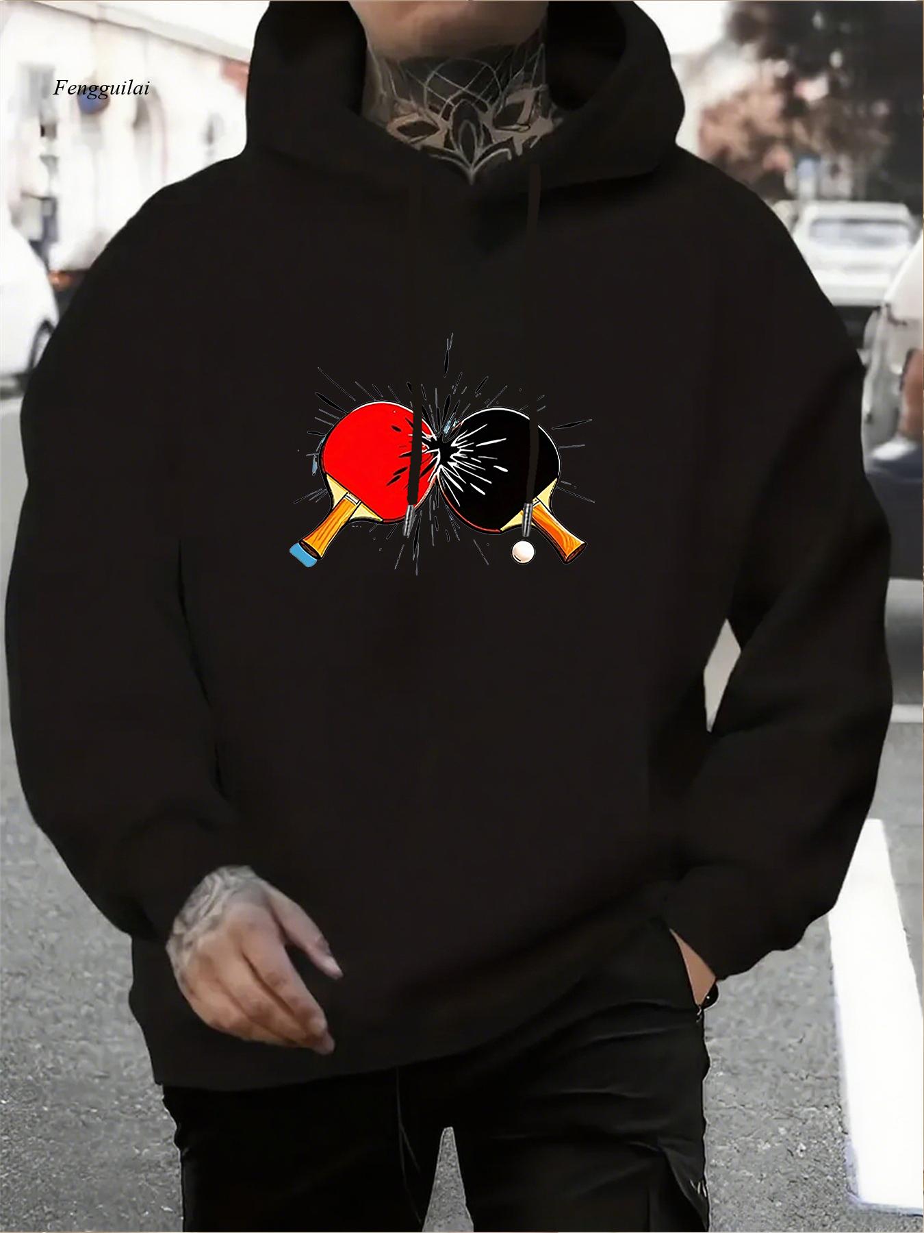 Ping Pong Smash Graphic Hoodie - Table Tennis Graphics avis et prix