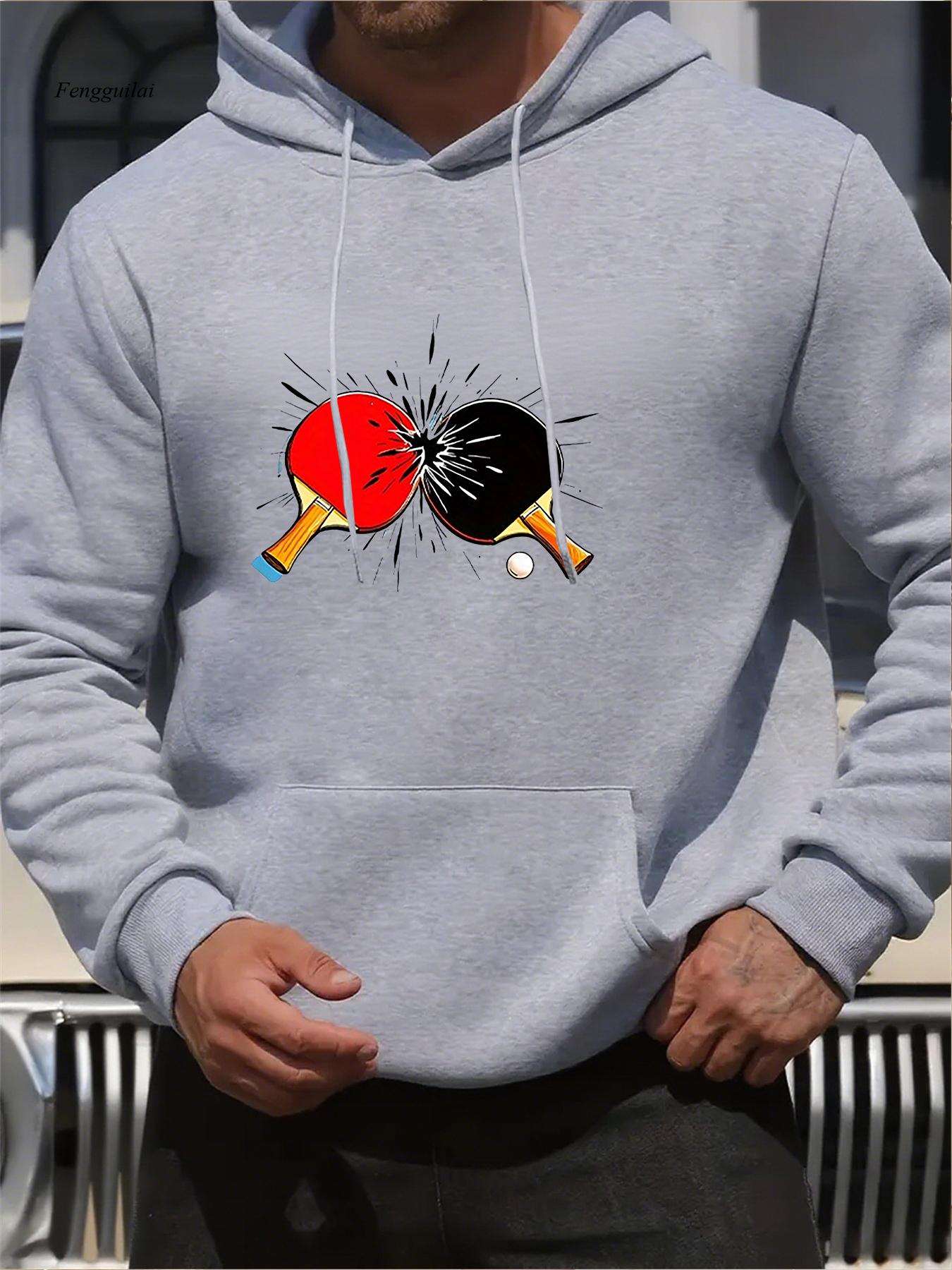 Ping Pong Smash Graphic Hoodie - Table Tennis Graphics avis et prix