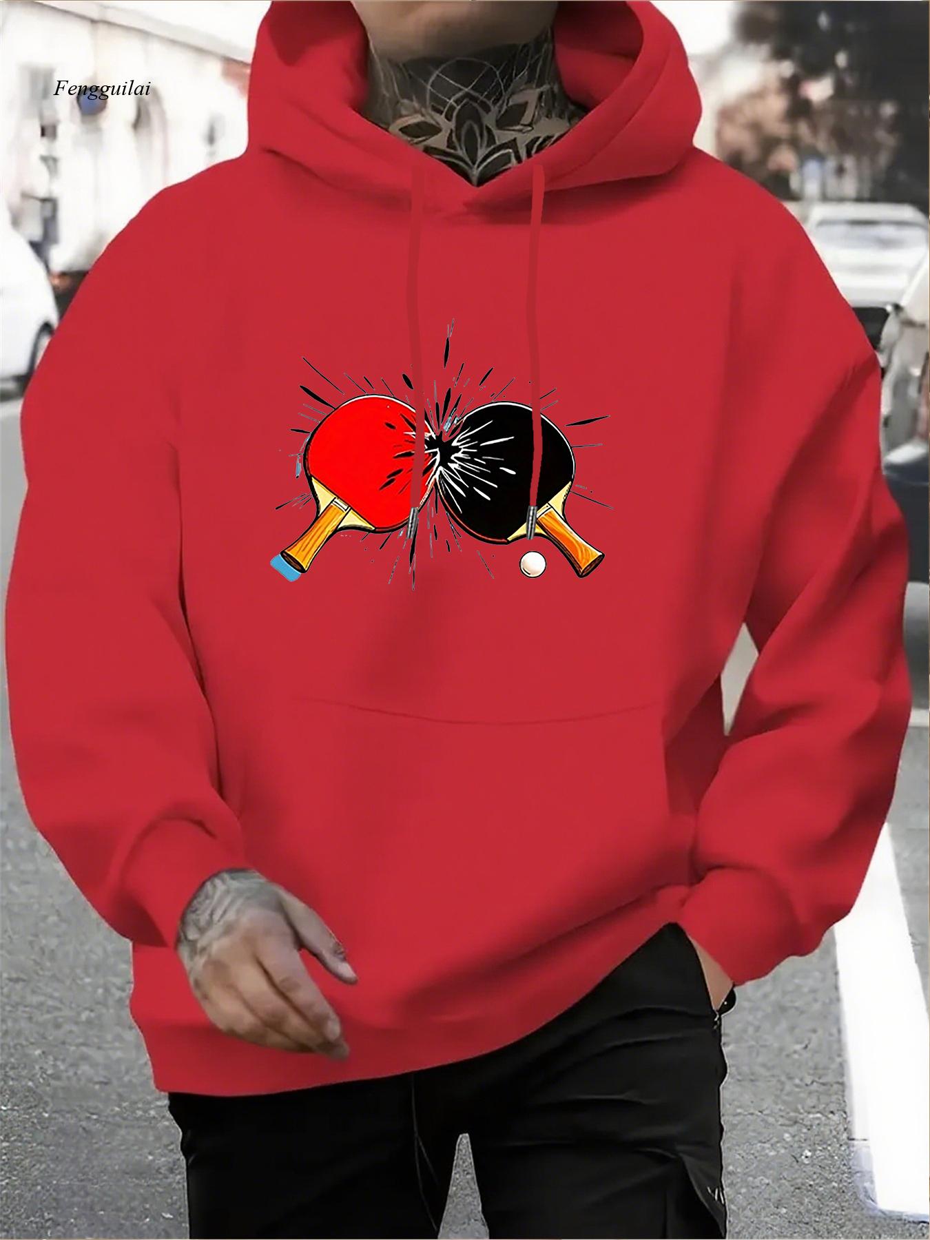 Ping Pong Smash Graphic Hoodie - Table Tennis Graphics avis et prix