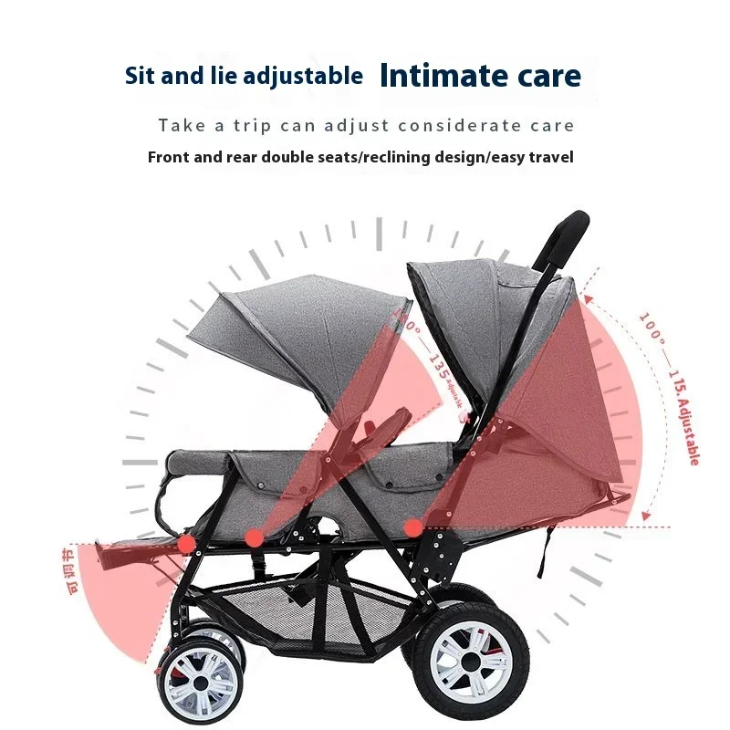 Twin strollers kids two seats  - Table Tennis Double avis et prix