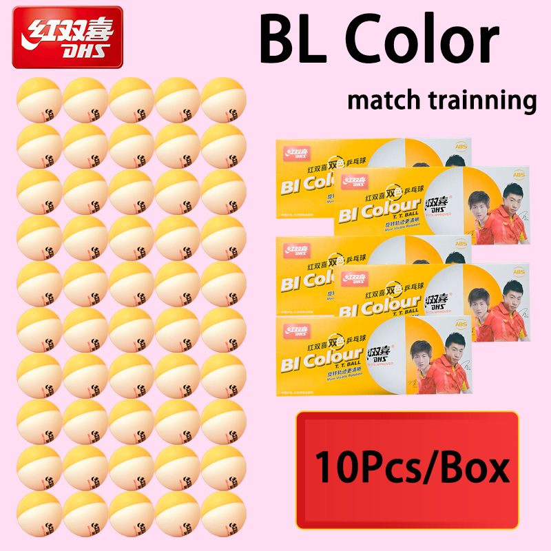 Bl Clor DHS Table Tennis Balls - Table Tennis Vr avis et prix
