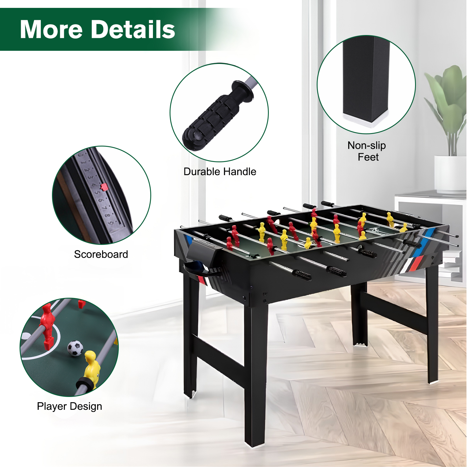 4-In-1 Combo Game Table Set wi - Table Tennis For Kids avis et prix