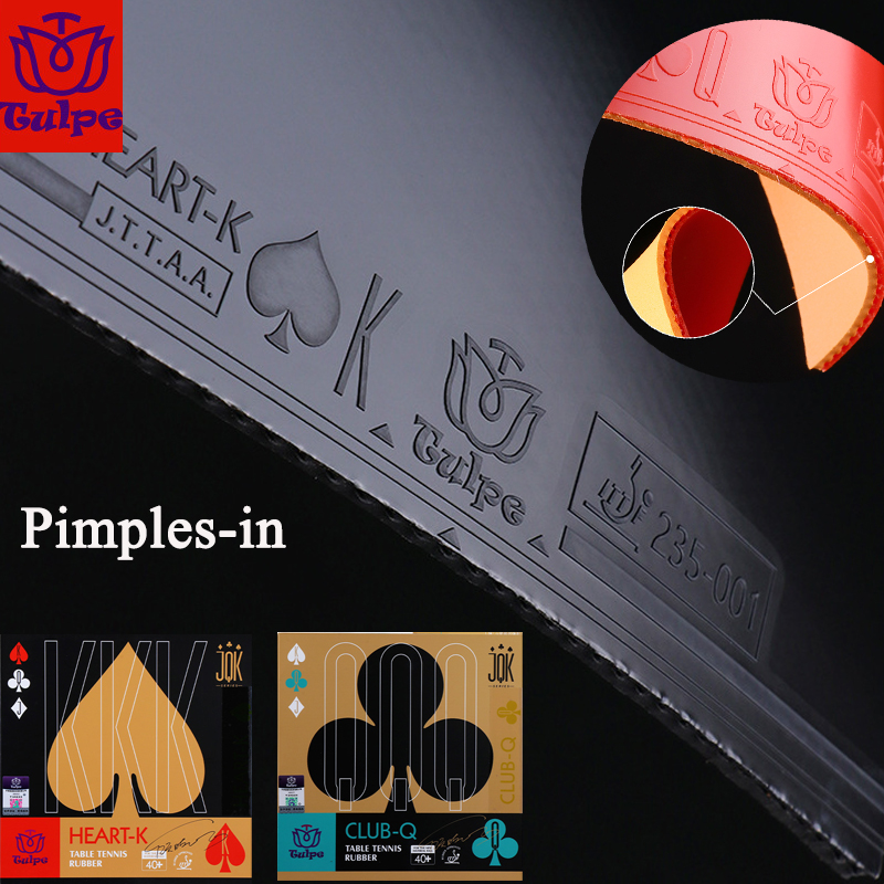 TULPE HEART-K CLUB-Q Table Ten - Table Tennis Rubber avis et prix