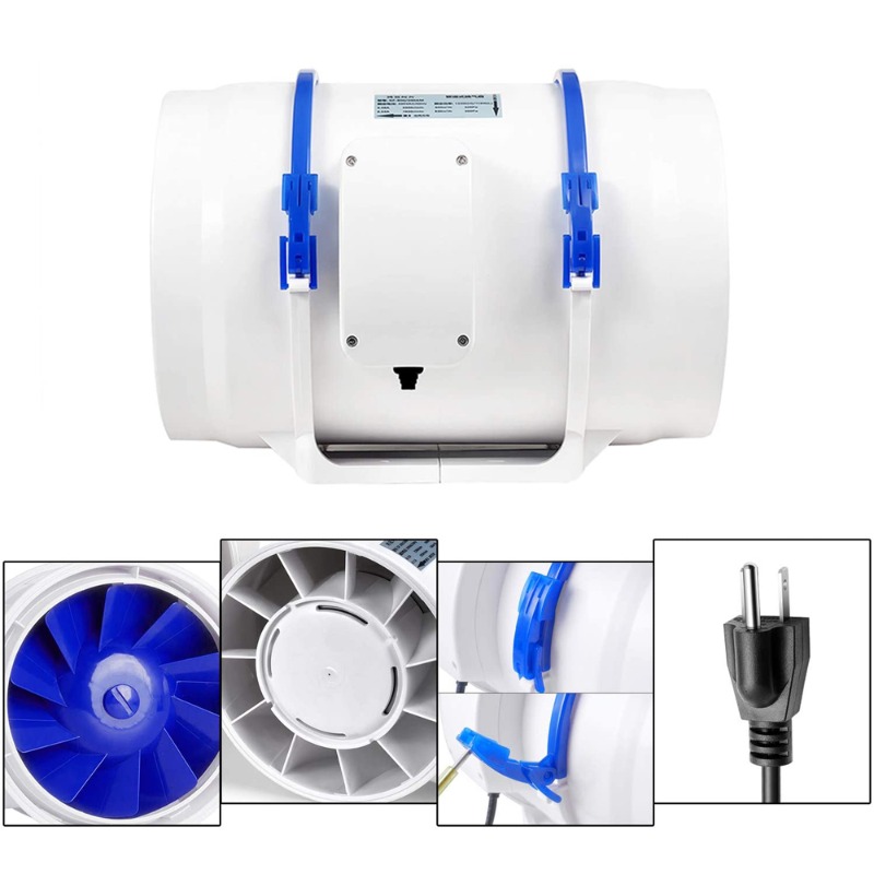 Ducted Blower 6 Inch Inline Du - Rubber Booster Speed avis et prix
