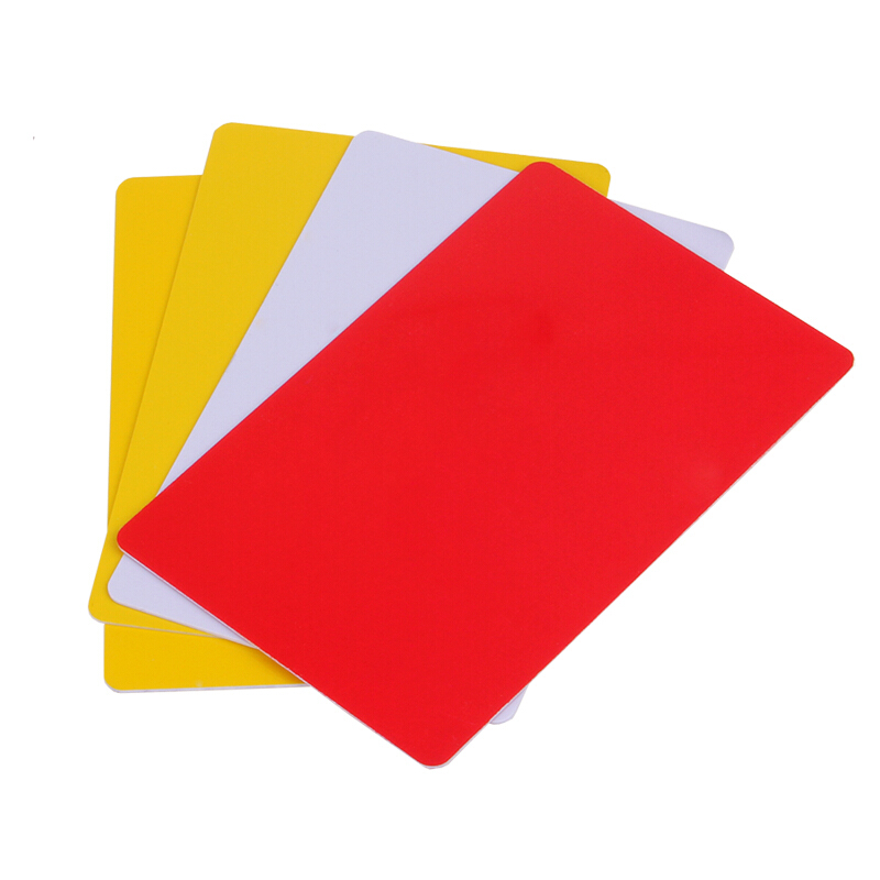 DHS standard referee card set  - Table Tennis Yellow Card avis et prix