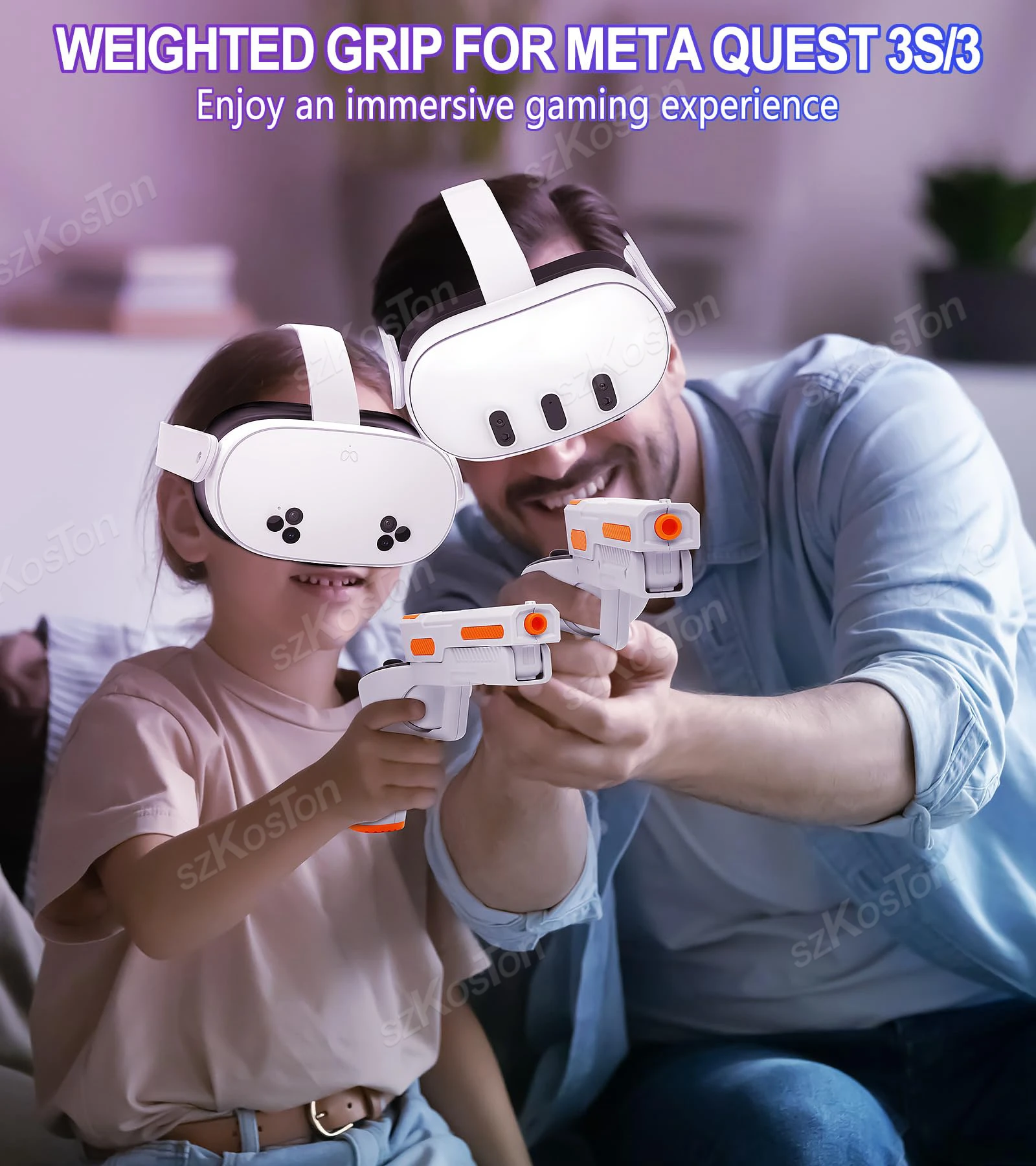 VR Gun Stock Grips for Meta Qu - Table Tennis Vr avis et prix