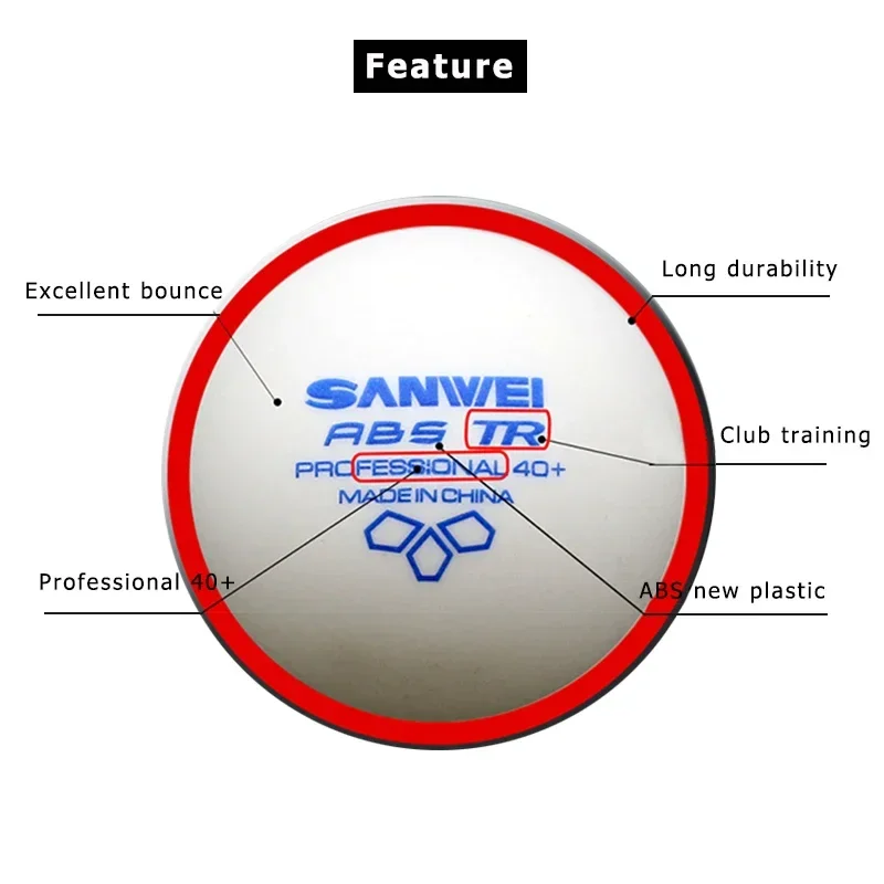 SANWEI TR 3 Star Table Tennis  - Table Tennis Vr avis et prix