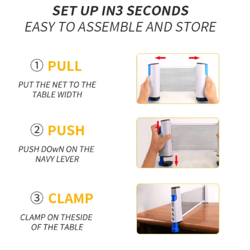 1pc/Table Tennis Net Anywhere  - Table Tennis Online avis et prix